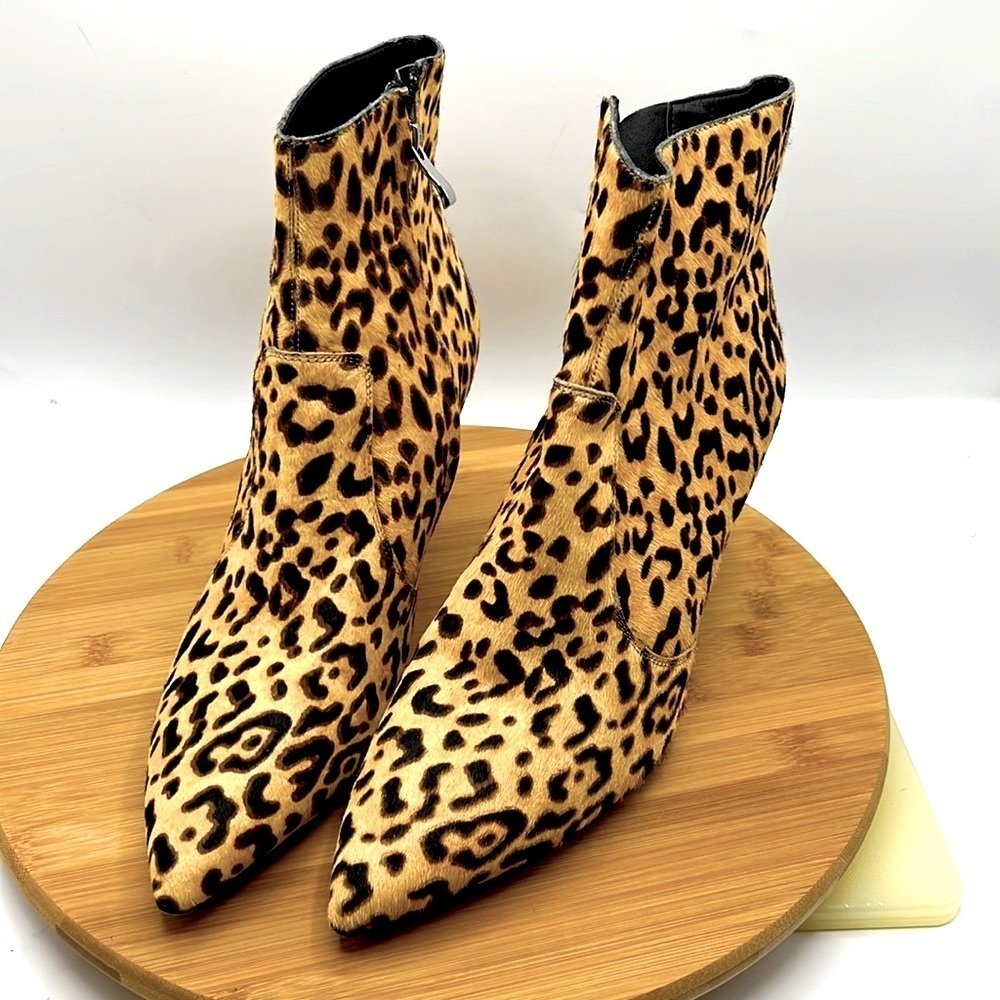 Halogen leopard cheetah print boots